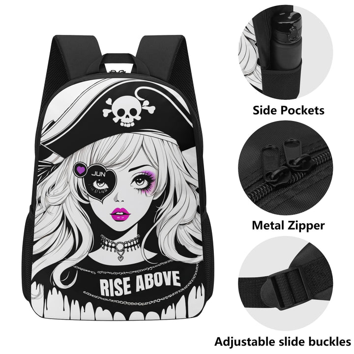 RISE ABOVE 02 17 Inch School Backpack