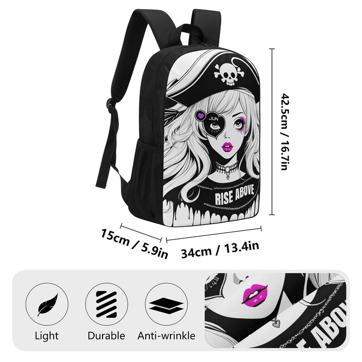 RISE ABOVE 02 17 Inch School Backpack