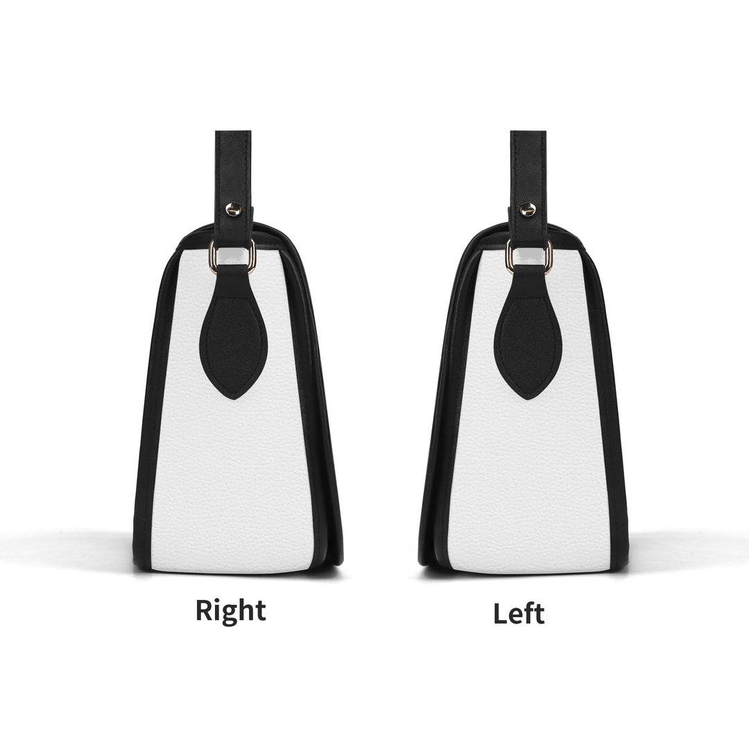 SAVE LOVE 01 PU Leather Saddle Bag