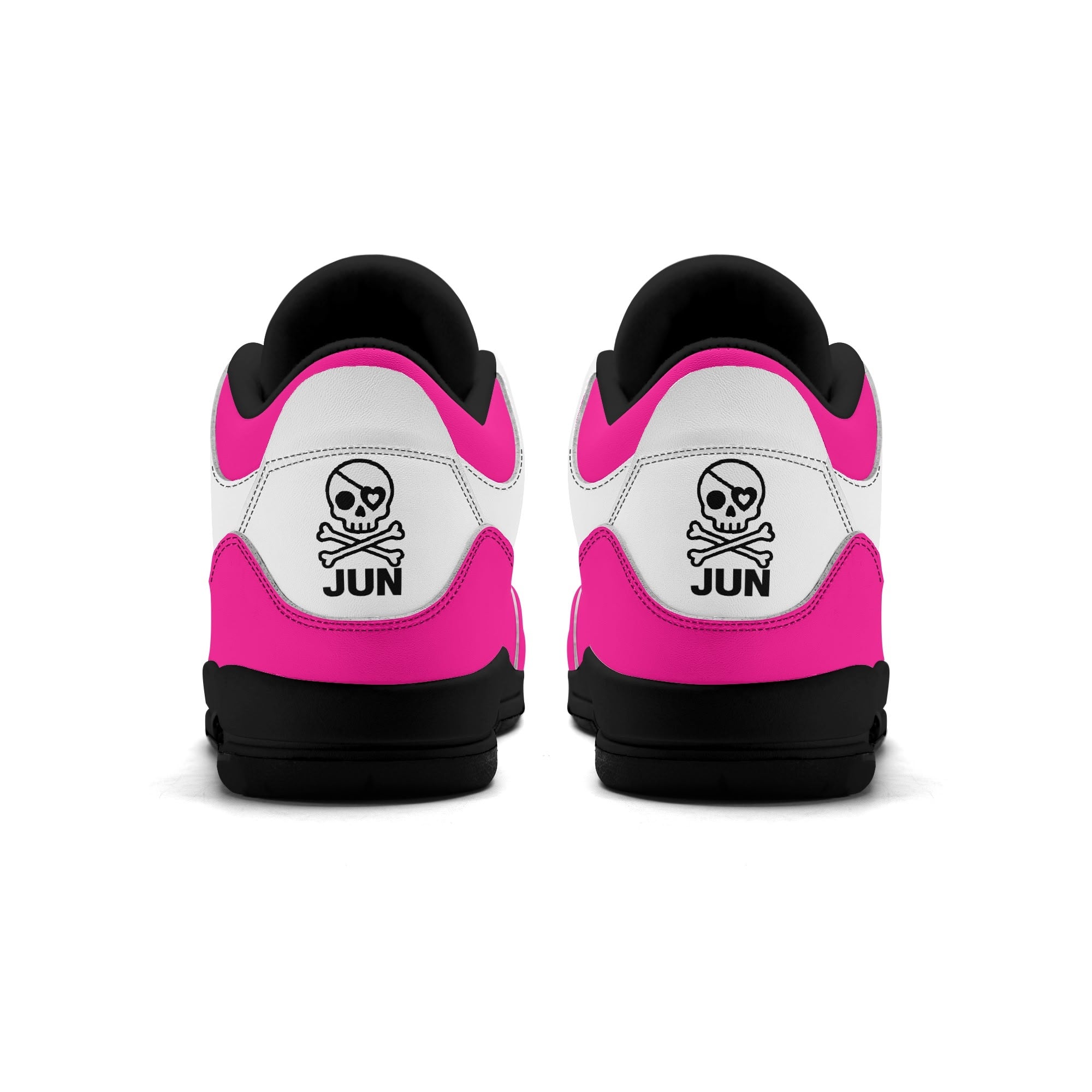 JUN RISE ABOVE 01 Women’s Retro High Basketball Sneaker - Urban Pink