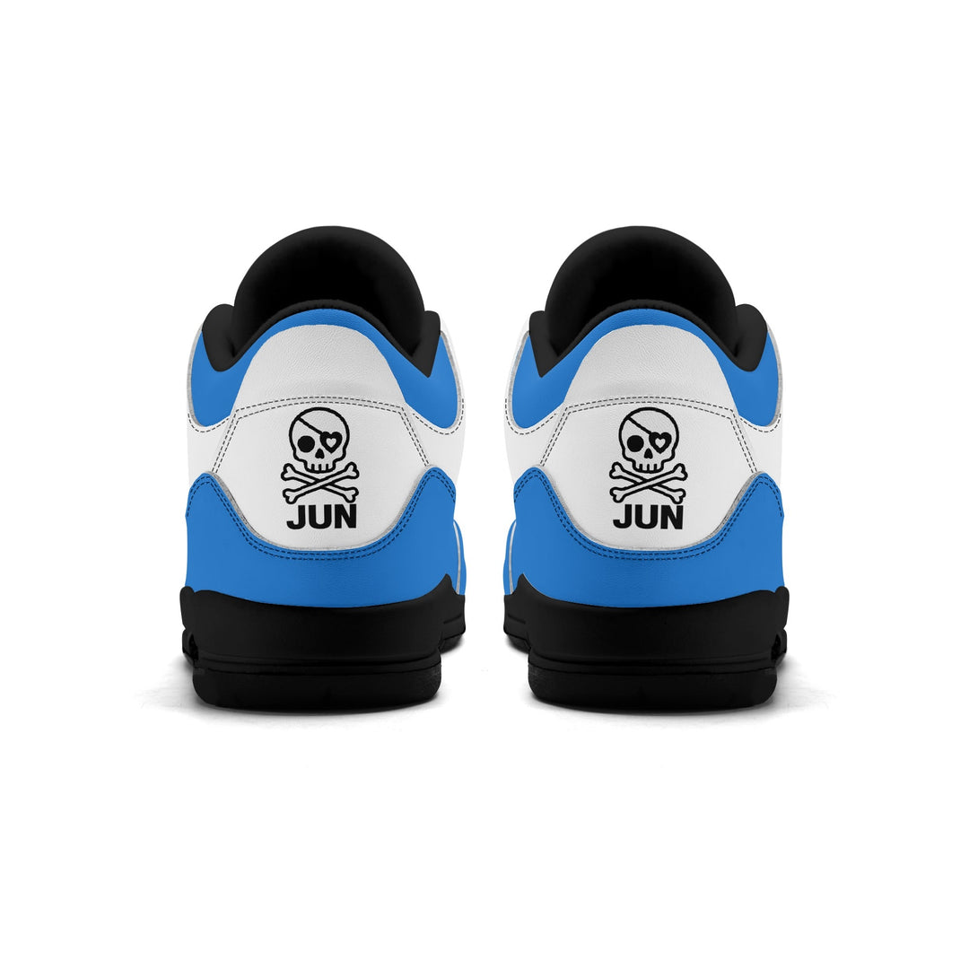 JUN RISE ABOVE 01 Women’s Retro High Basketball Sneaker - Urban Blue