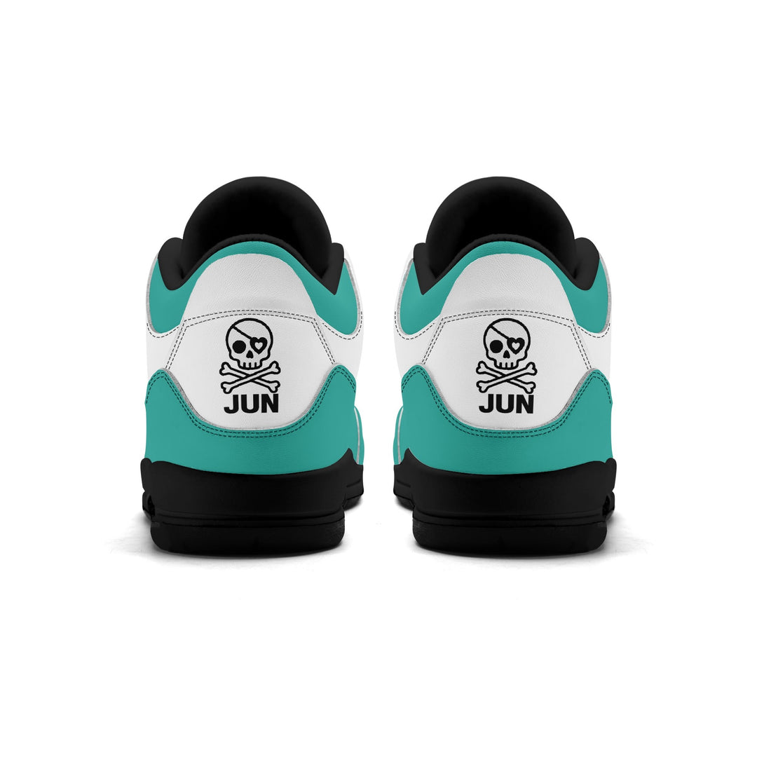 JUN RISE ABOVE 01 Women’s Retro High Basketball Sneaker - Urban Mint