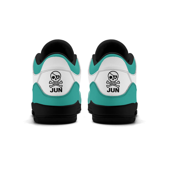 JUN RISE ABOVE 01 Women’s Retro High Basketball Sneaker - Urban Mint