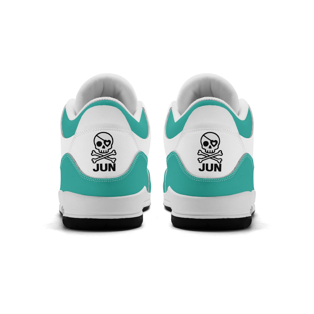 JUN RISE ABOVE 01 Women’s Retro High Basketball Sneaker - Urban Mint