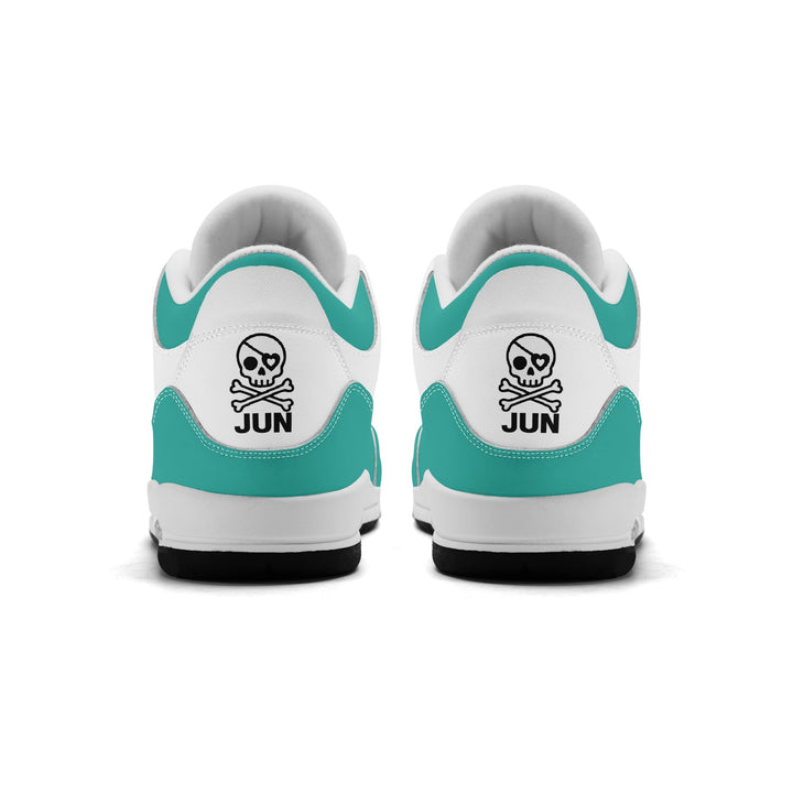 JUN RISE ABOVE 01 Women’s Retro High Basketball Sneaker - Urban Mint