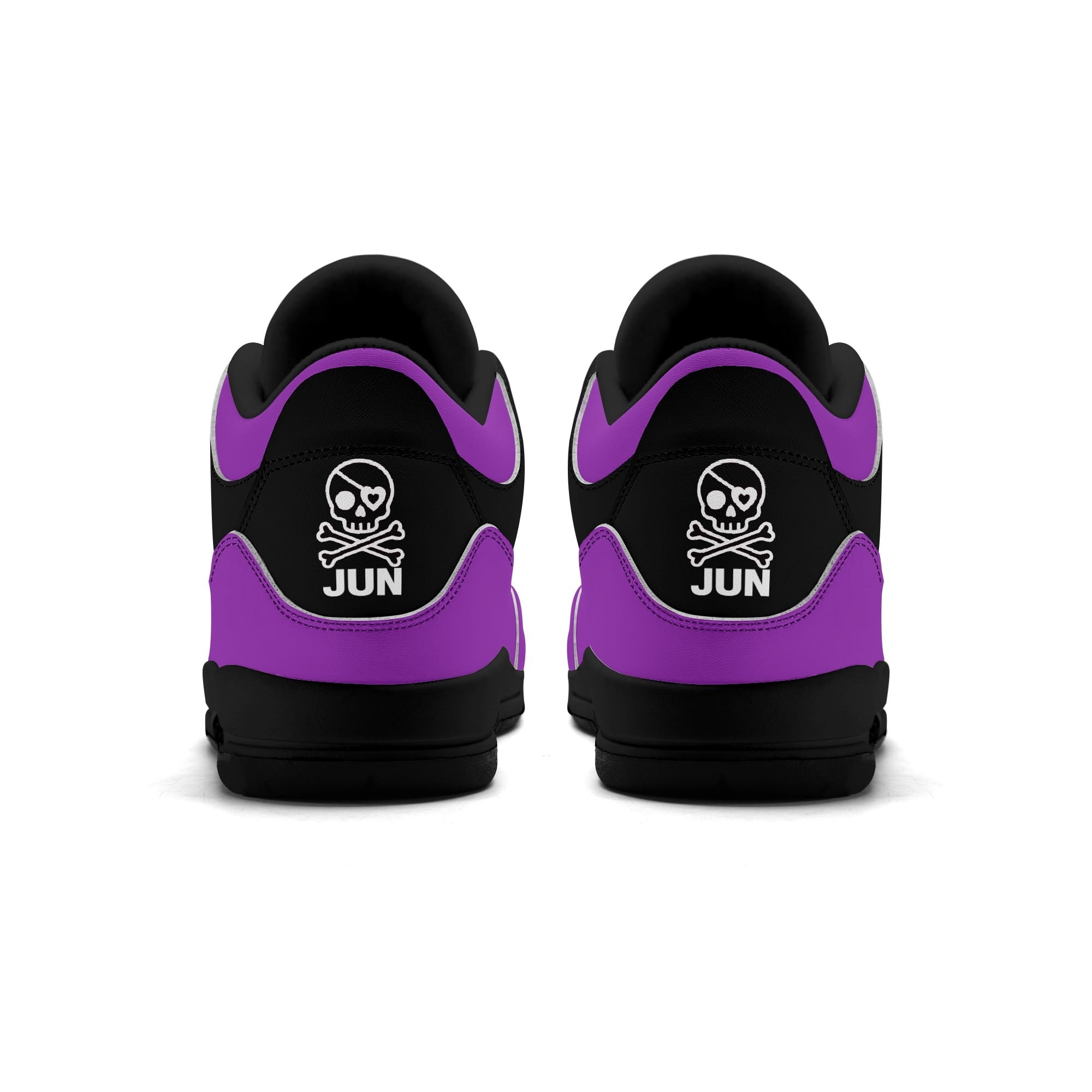 JUN RISE ABOVE 01 Women’s Retro High Basketball Sneaker - Urban Purple