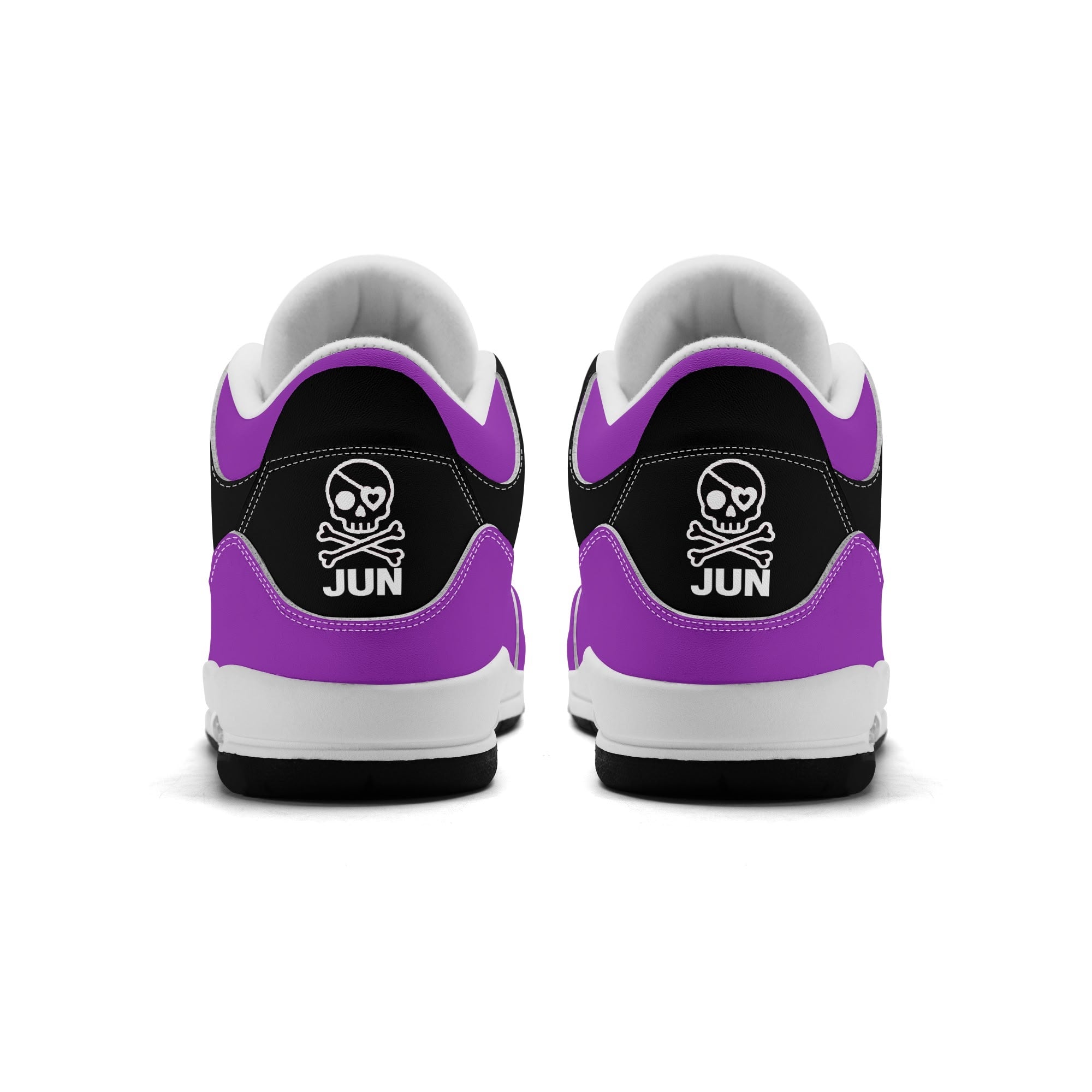 JUN RISE ABOVE 01 Women’s Retro High Basketball Sneaker - Urban Purple