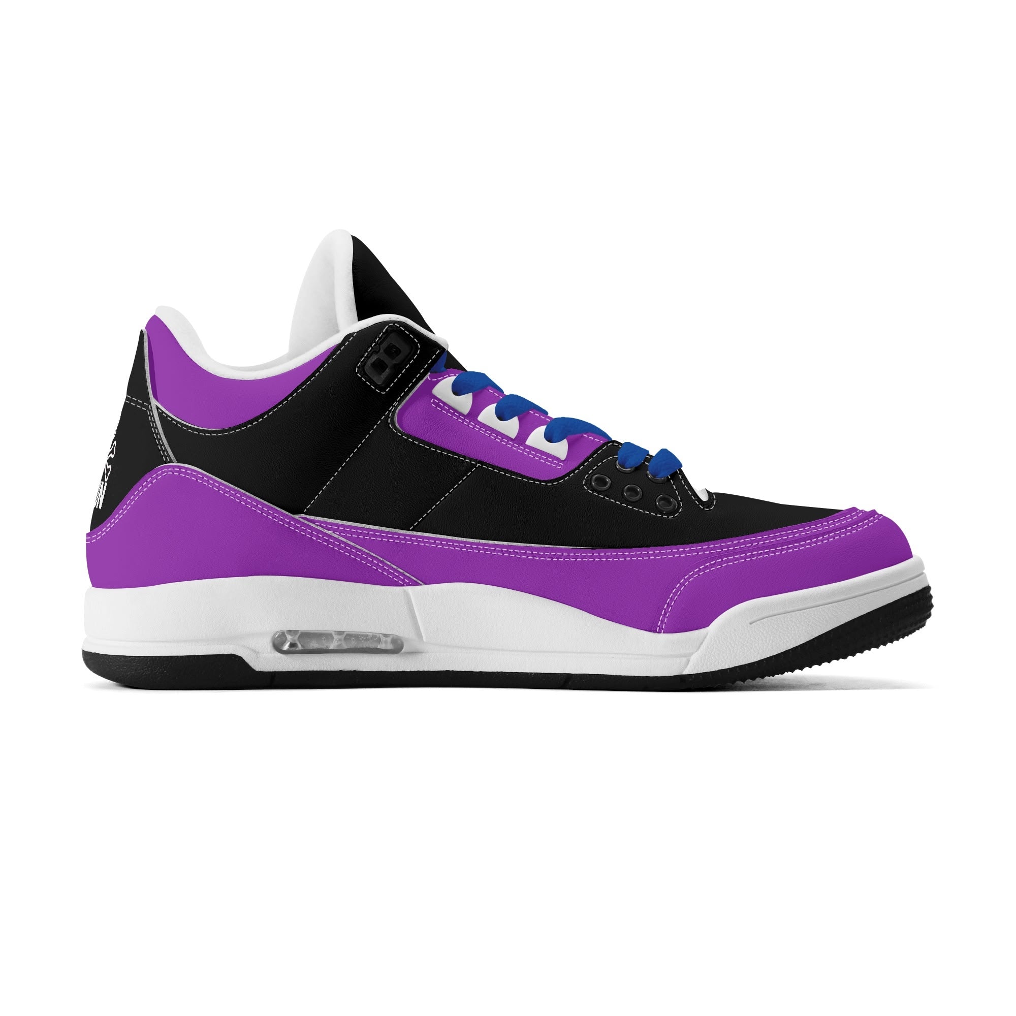 JUN RISE ABOVE 01 Women’s Retro High Basketball Sneaker - Urban Purple