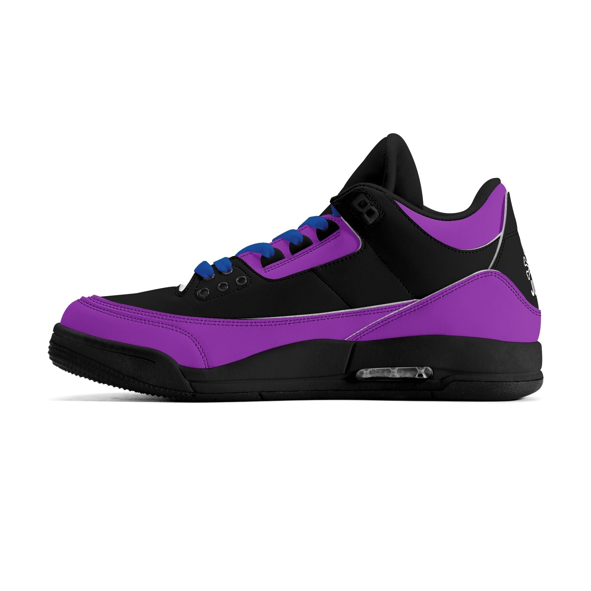 JUN RISE ABOVE 01 Women’s Retro High Basketball Sneaker - Urban Purple