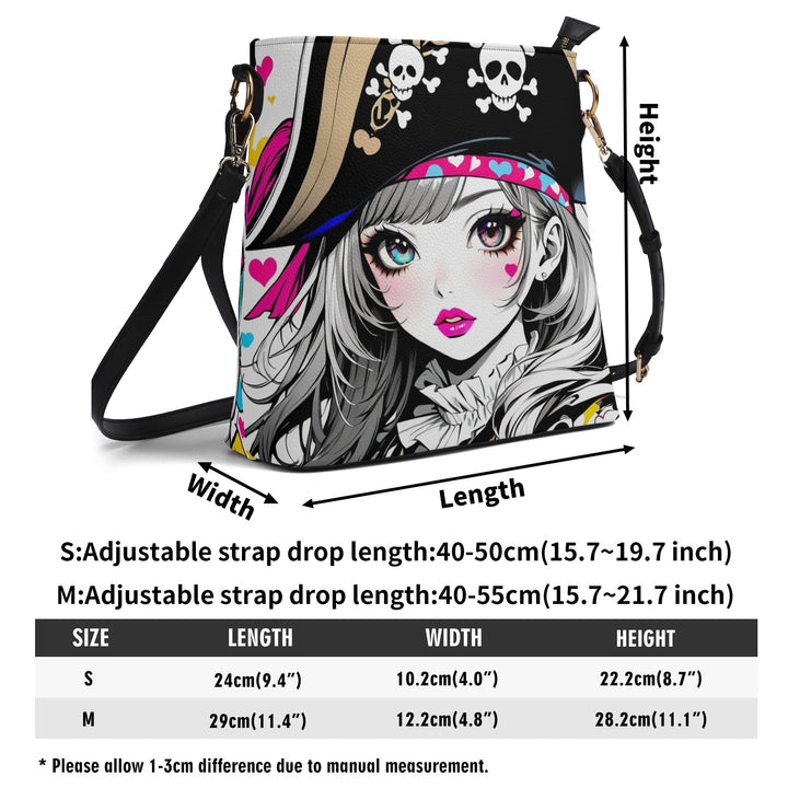 Heart Rebel Pirates 01 両面アートショルダーバッグ