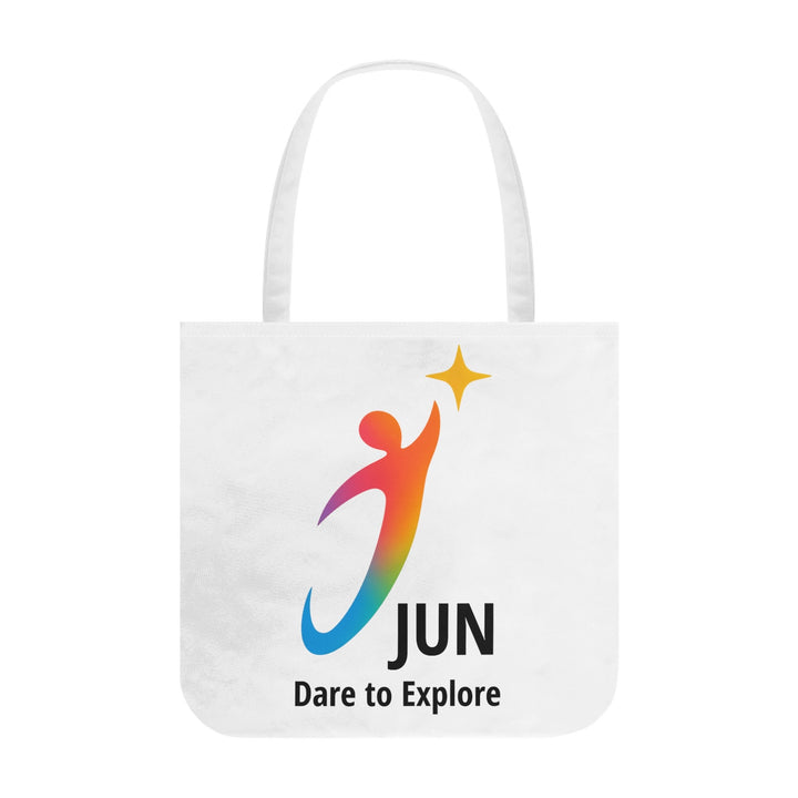 Dare to Explore 01 – JUNトートバッグ【ホワイト】