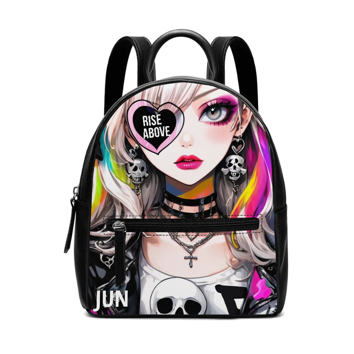 RISE ABOVE 01 – Cute PU Leather Backpack