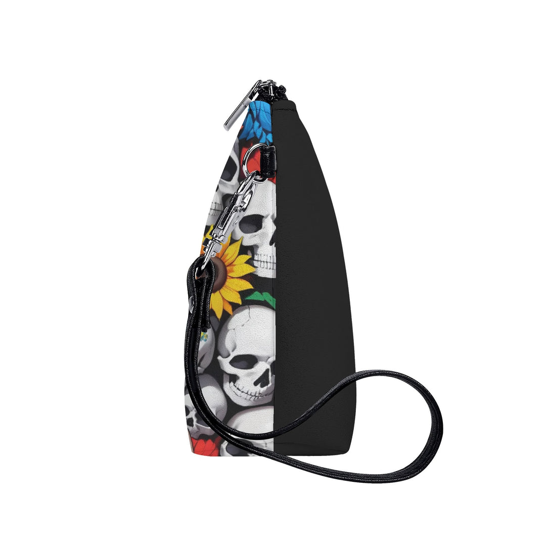 Colorful Hearts 02 – Skull & Sunflower Make Up Bag