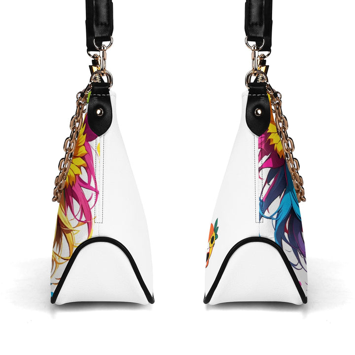 JUN COLORFUL HEART 01 – PU Leather Shoulder Bag