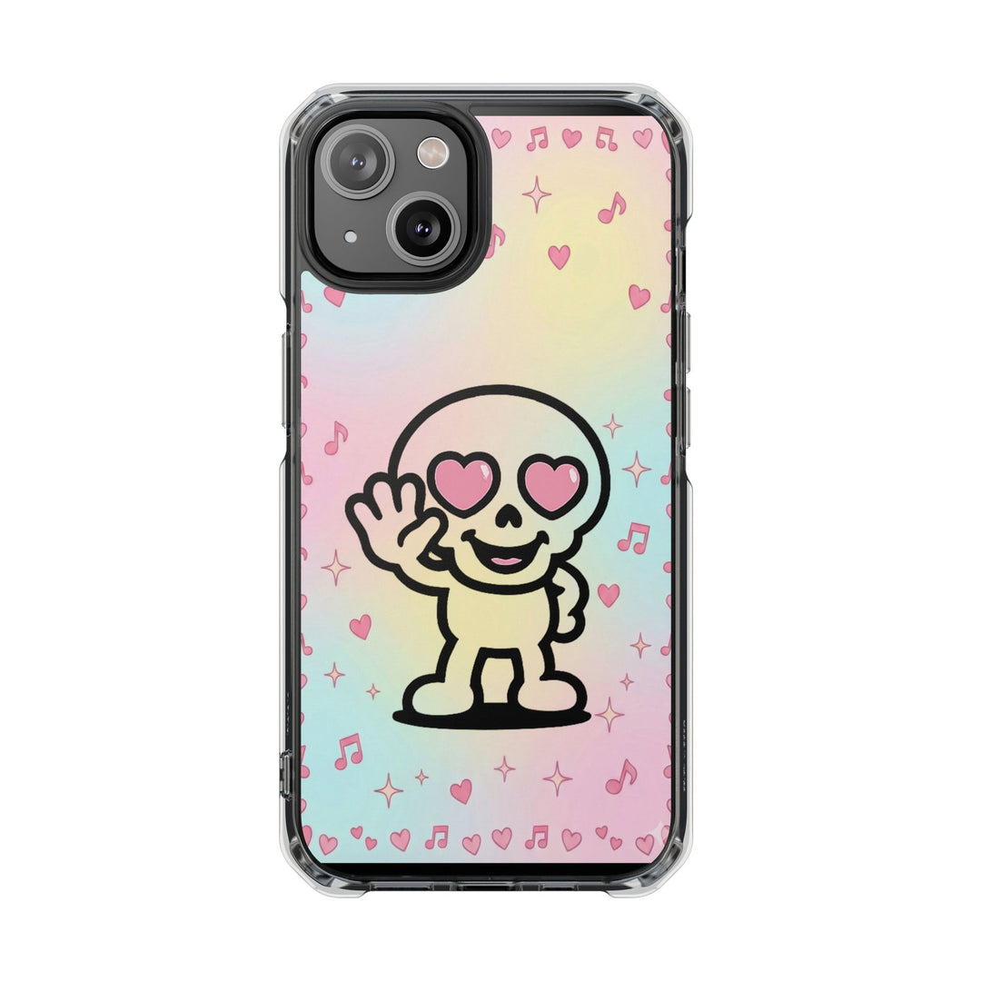 HEARTON 01 – Pastel Melody クリアマグネットスマホケース（MagSafe対応）