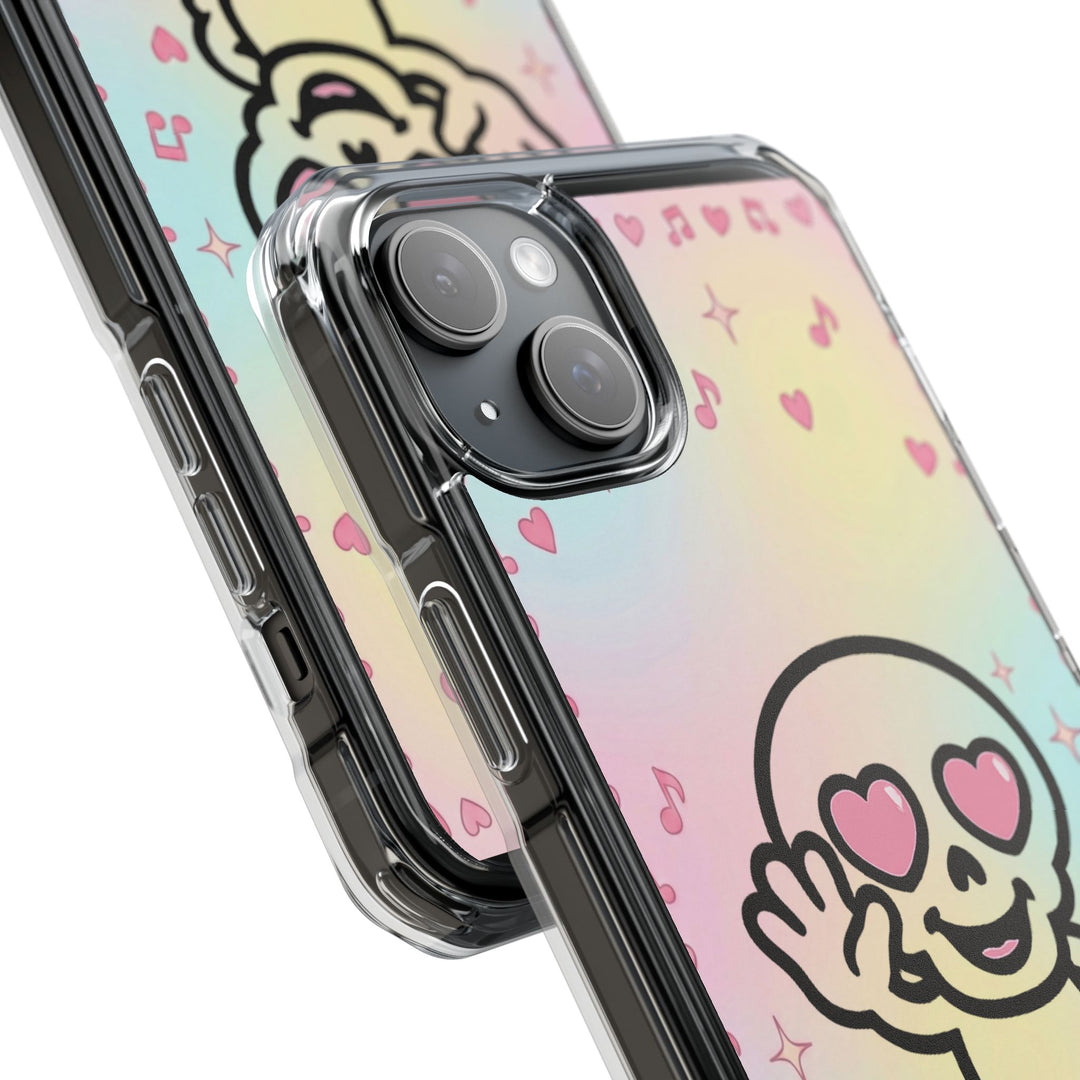 HEARTON 01 – Pastel Melody クリアマグネットスマホケース（MagSafe対応）
