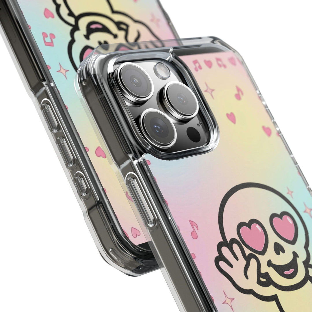 HEARTON 01 – Pastel Melody クリアマグネットスマホケース（MagSafe対応）