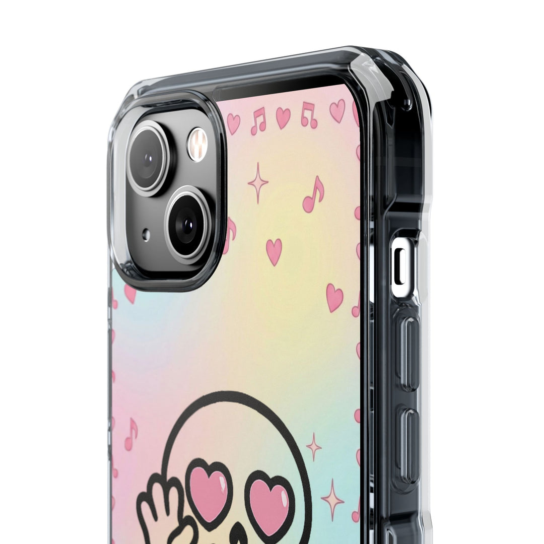 HEARTON 01 – Pastel Melody クリアマグネットスマホケース（MagSafe対応）