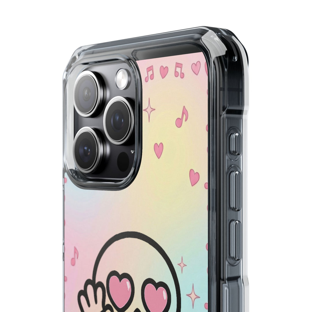 HEARTON 01 – Pastel Melody クリアマグネットスマホケース（MagSafe対応）