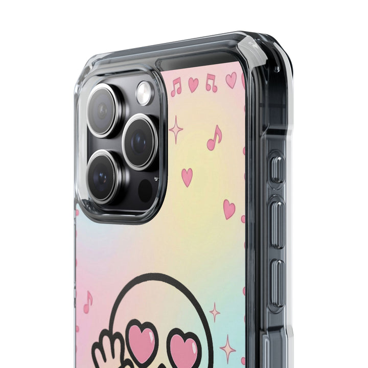 HEARTON 01 – Pastel Melody クリアマグネットスマホケース（MagSafe対応）