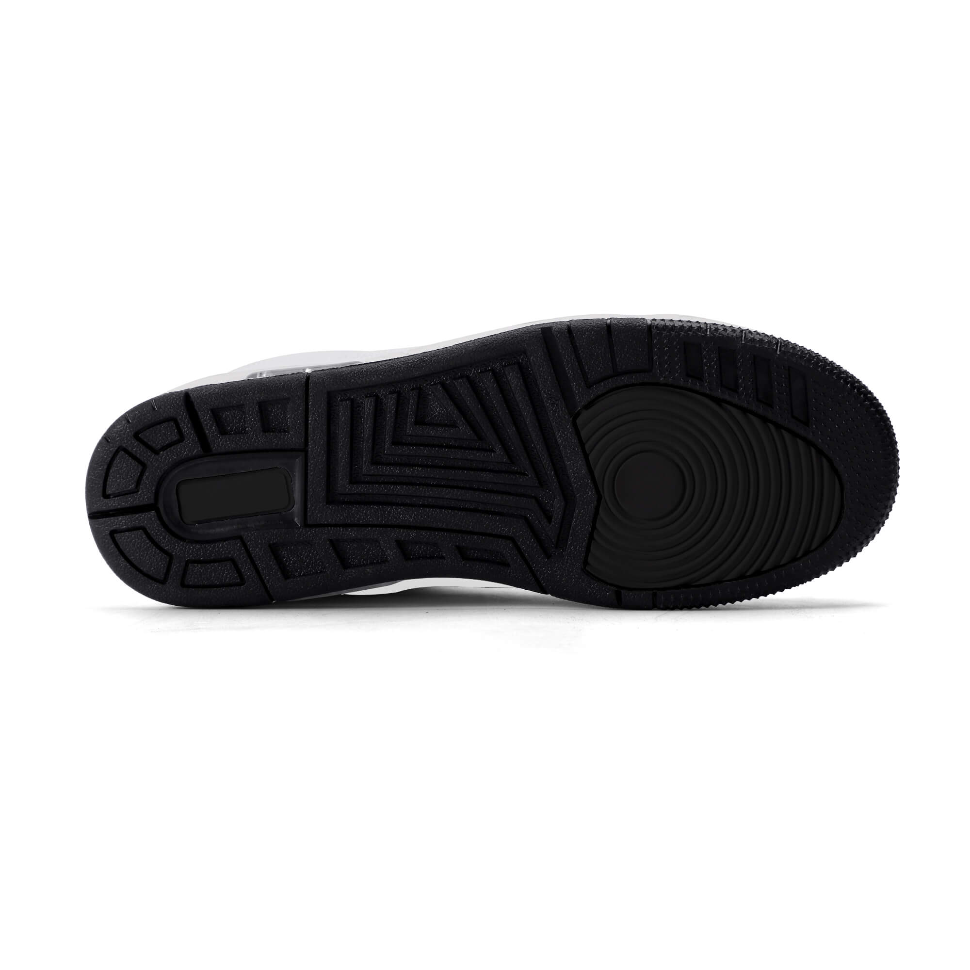 JUN RISE ABOVE 01 Women’s Retro High Basketball Sneaker - Black