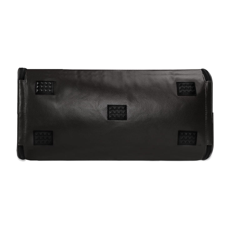 JUN 05 Foldable Leather Duffle Bag