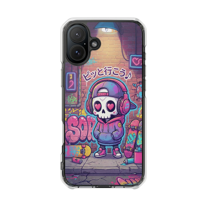 HEARTON（ハートン）「ピッと行こう♪」クリアマグネット耐衝撃スマホケース