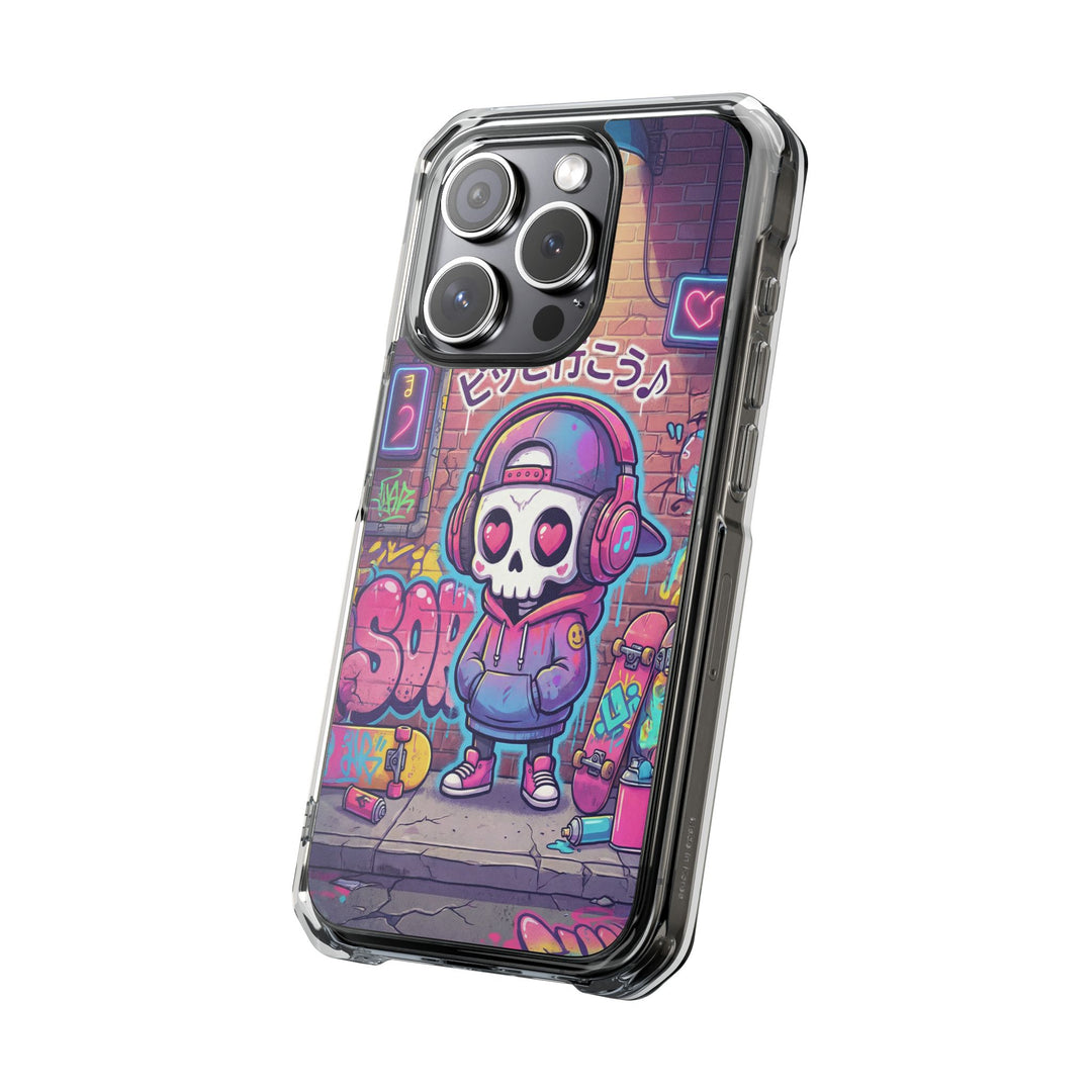 HEARTON（ハートン）「ピッと行こう♪」クリアマグネット耐衝撃スマホケース