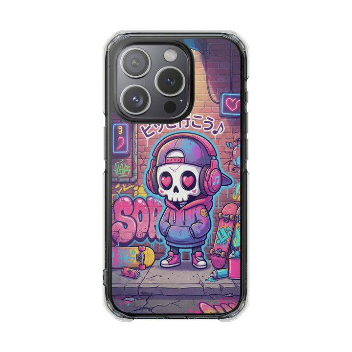 HEARTON（ハートン）「ピッと行こう♪」クリアマグネット耐衝撃スマホケース