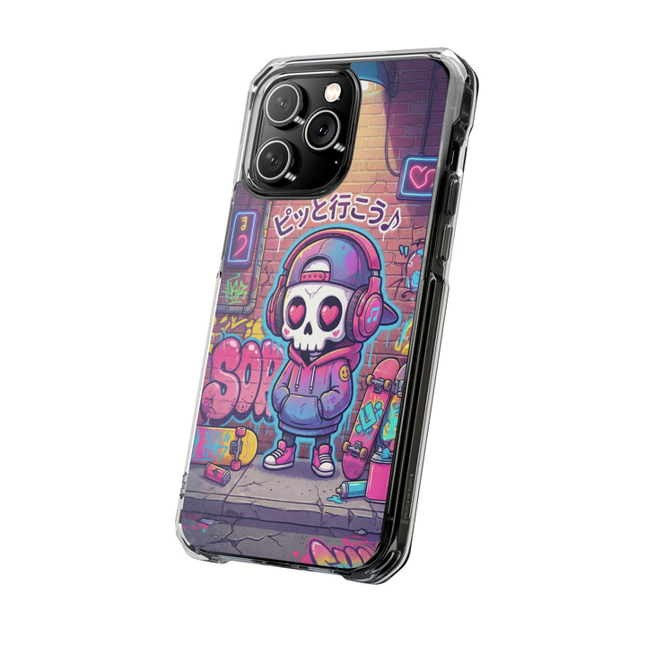 HEARTON（ハートン）「ピッと行こう♪」クリアマグネット耐衝撃スマホケース