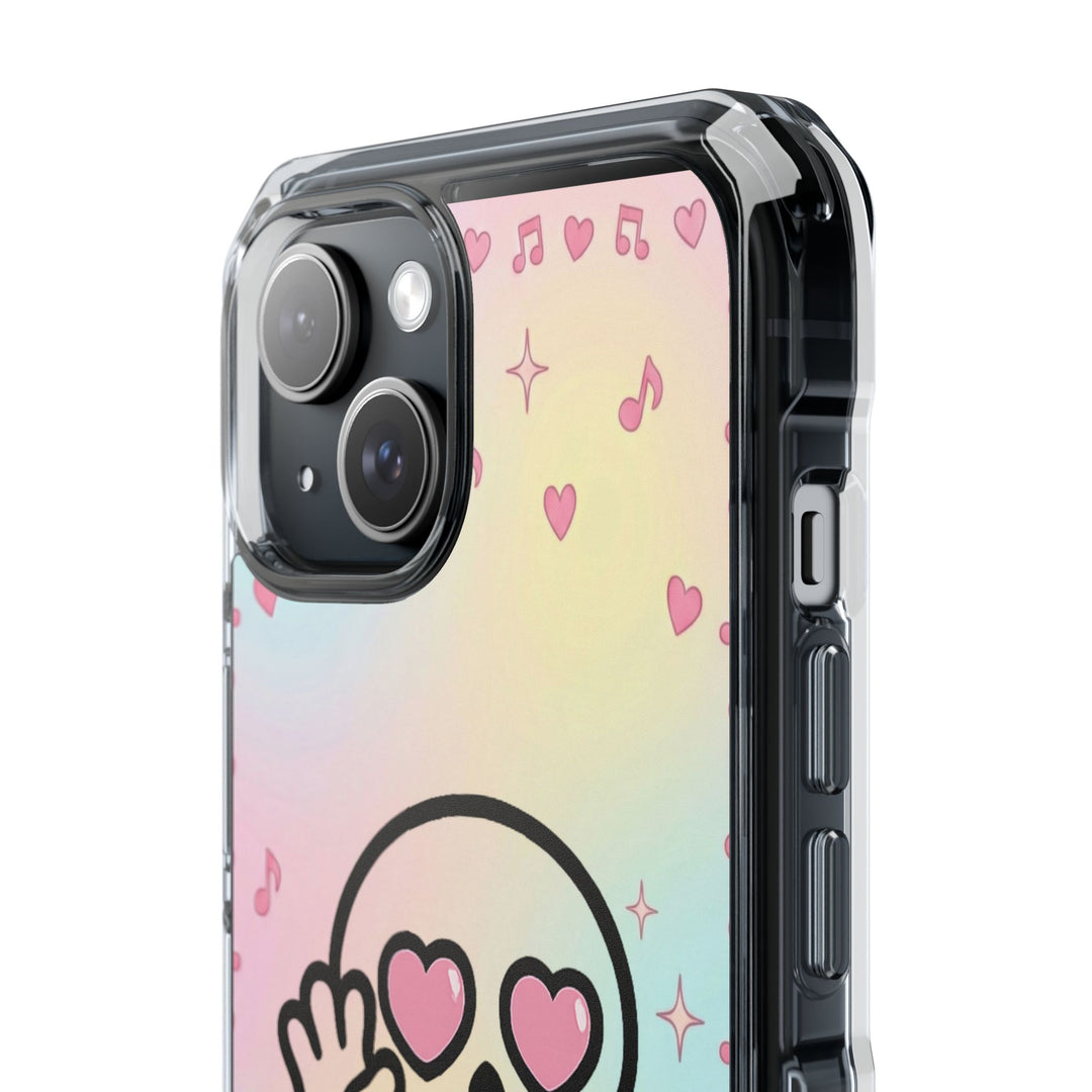 HEARTON 01 – Pastel Melody クリアマグネットスマホケース（MagSafe対応）