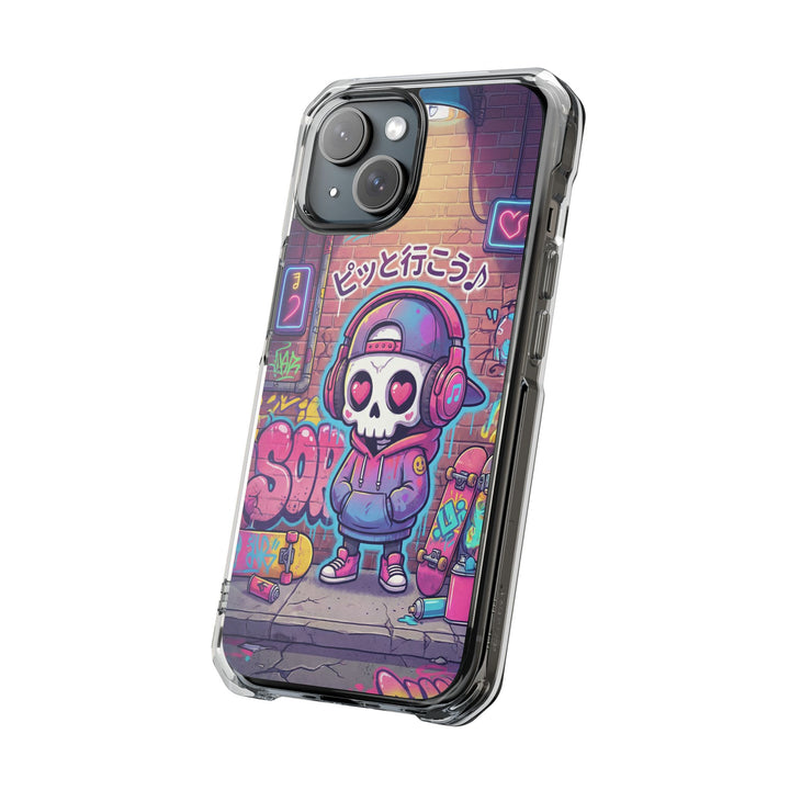 HEARTON（ハートン）「ピッと行こう♪」クリアマグネット耐衝撃スマホケース