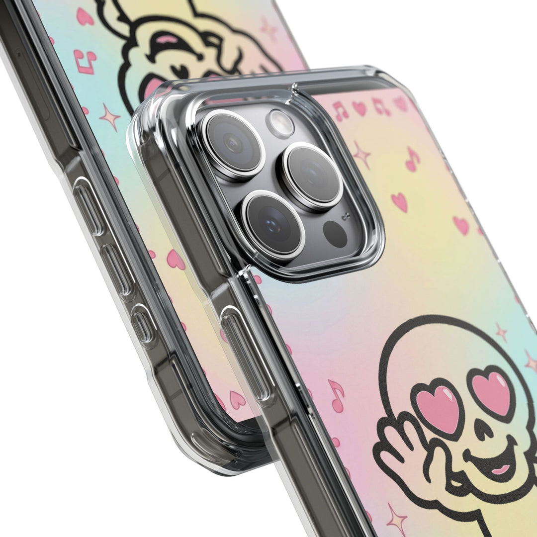 HEARTON 01 – Pastel Melody クリアマグネットスマホケース（MagSafe対応）
