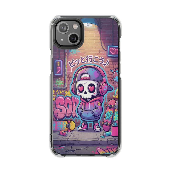 HEARTON（ハートン）「ピッと行こう♪」クリアマグネット耐衝撃スマホケース