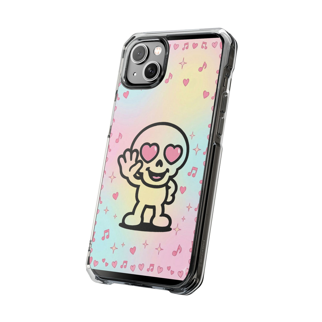 HEARTON 01 – Pastel Melody クリアマグネットスマホケース（MagSafe対応）