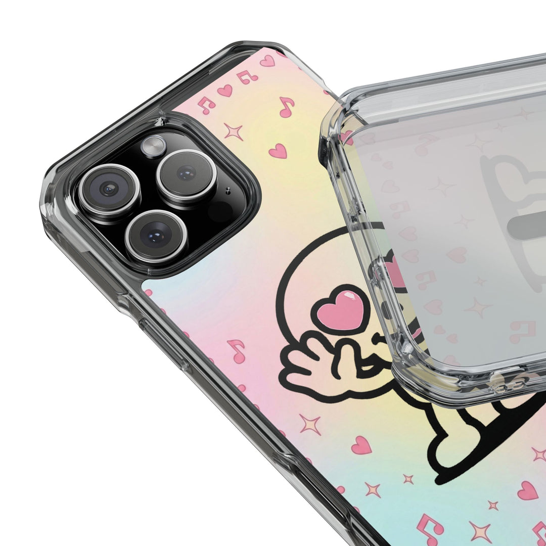 HEARTON 01 – Pastel Melody クリアマグネットスマホケース（MagSafe対応）