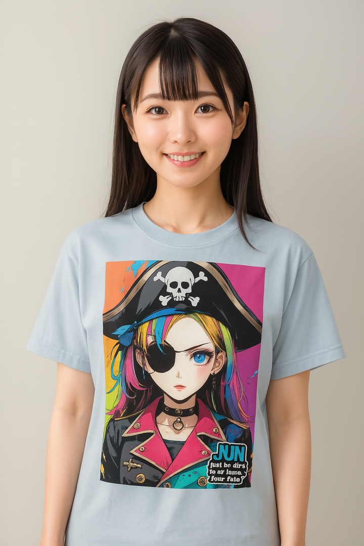 UNBREAKABLE PIRATE 01 Oversized Graphic T-Shirt
