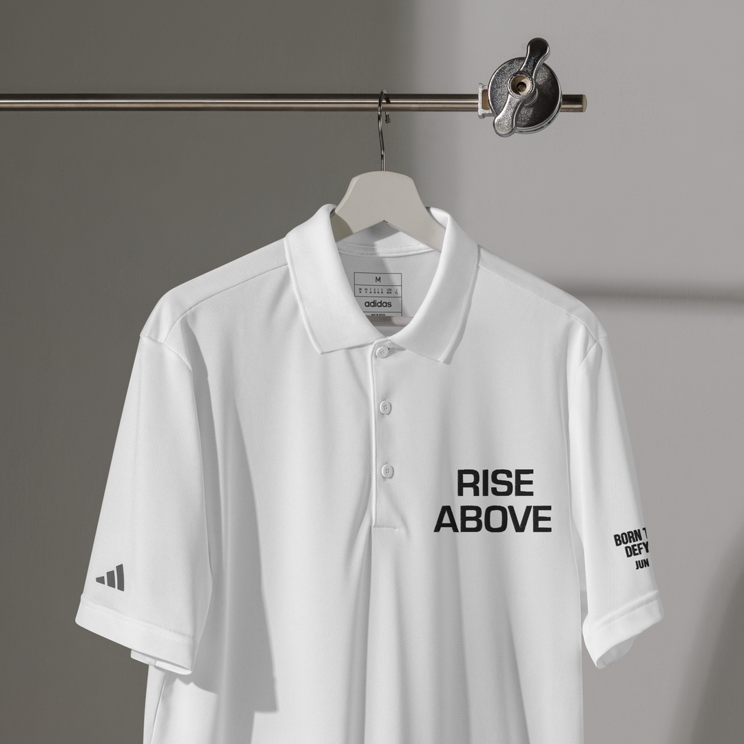 RISE ABOVE 01 adidas sport polo