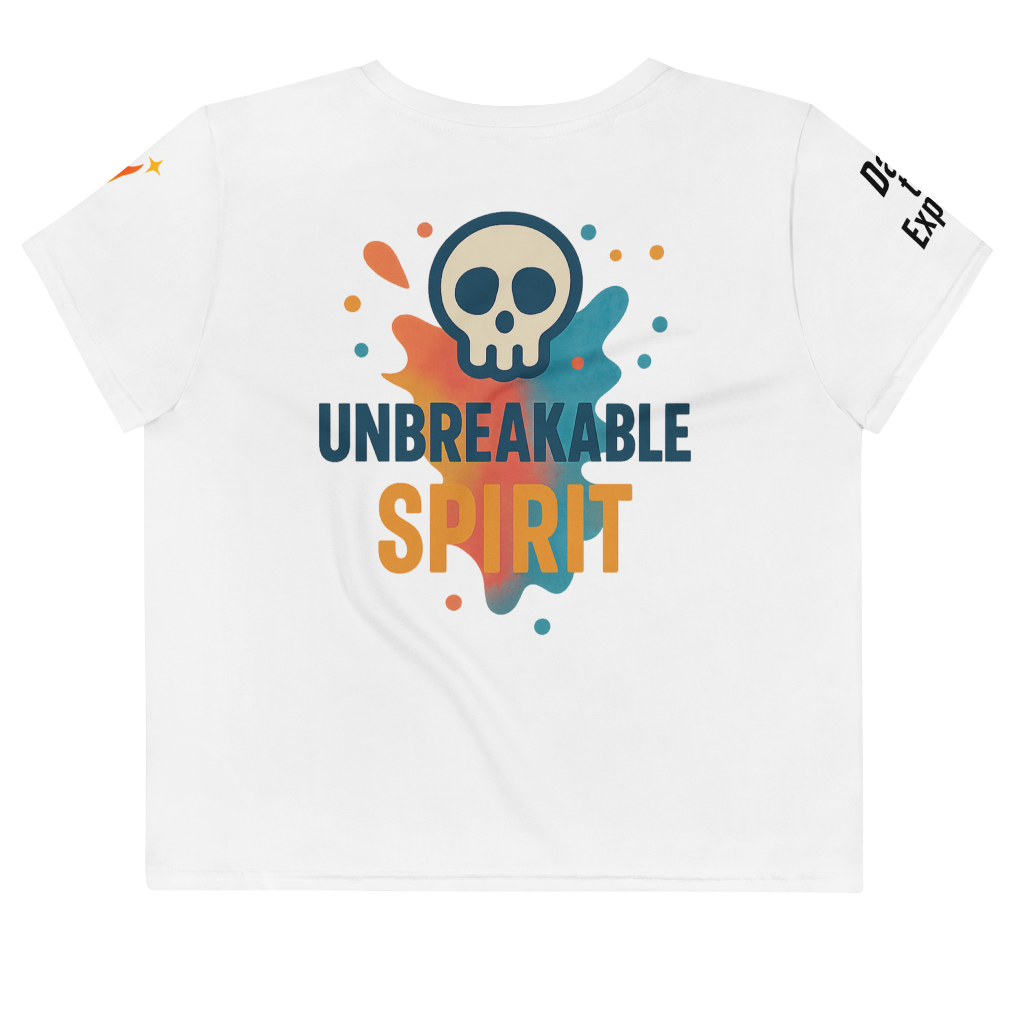 JUN CORE 01 – UNBREAKABLE SPIRIT CROP TEE（White Edition）