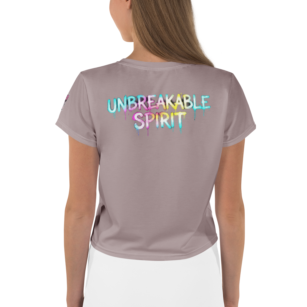 SWEET MELT HEART 01 – UNBREAKABLE SPIRIT Crop Tee