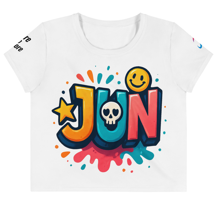 JUN CORE 01 – UNBREAKABLE SPIRIT CROP TEE（White Edition）