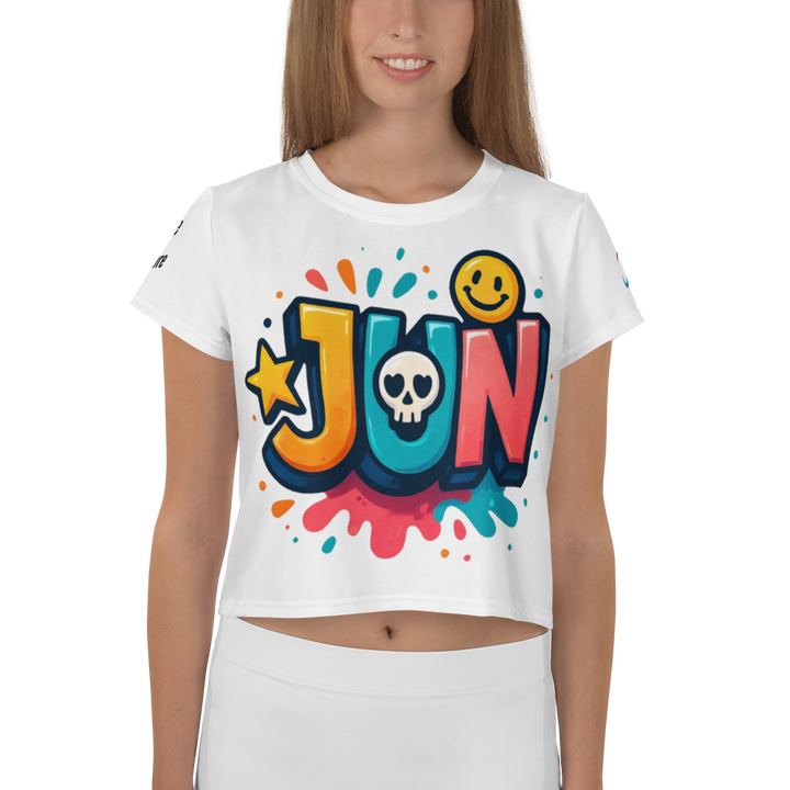 JUN CORE 01 – UNBREAKABLE SPIRIT CROP TEE（White Edition）