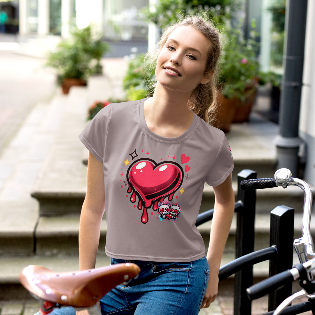SWEET MELT HEART 01 – UNBREAKABLE SPIRIT Crop Tee