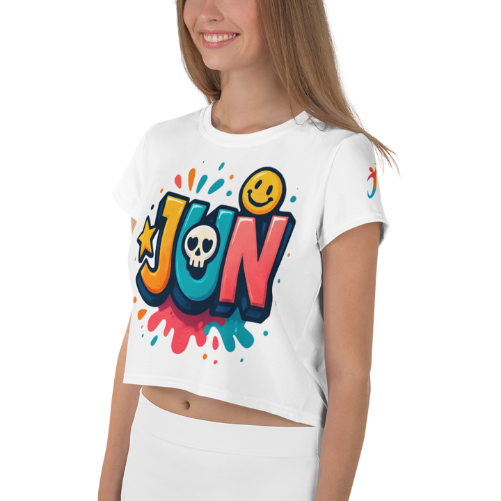 JUN CORE 01 – UNBREAKABLE SPIRIT CROP TEE（White Edition）