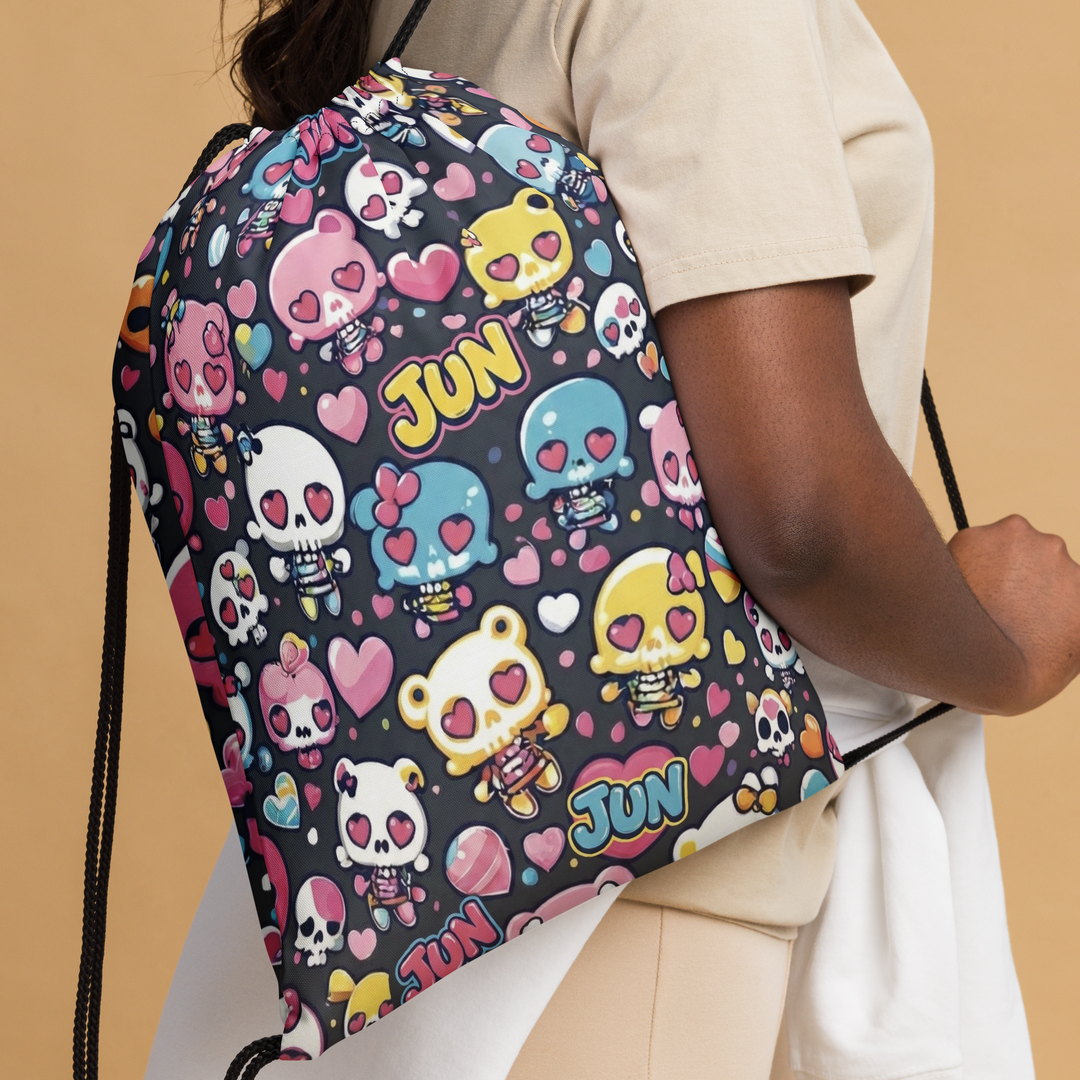 HEARTON CREW 01 – Kawaii JUN Drawstring Bag