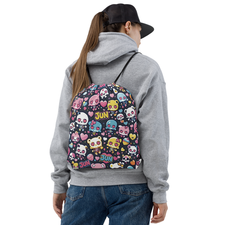 HEARTON CREW 01 – Kawaii JUN Drawstring Bag