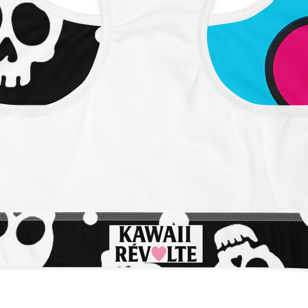 Sweet to the Bone 06 – Pop Skull Dots Padded Sports Bra