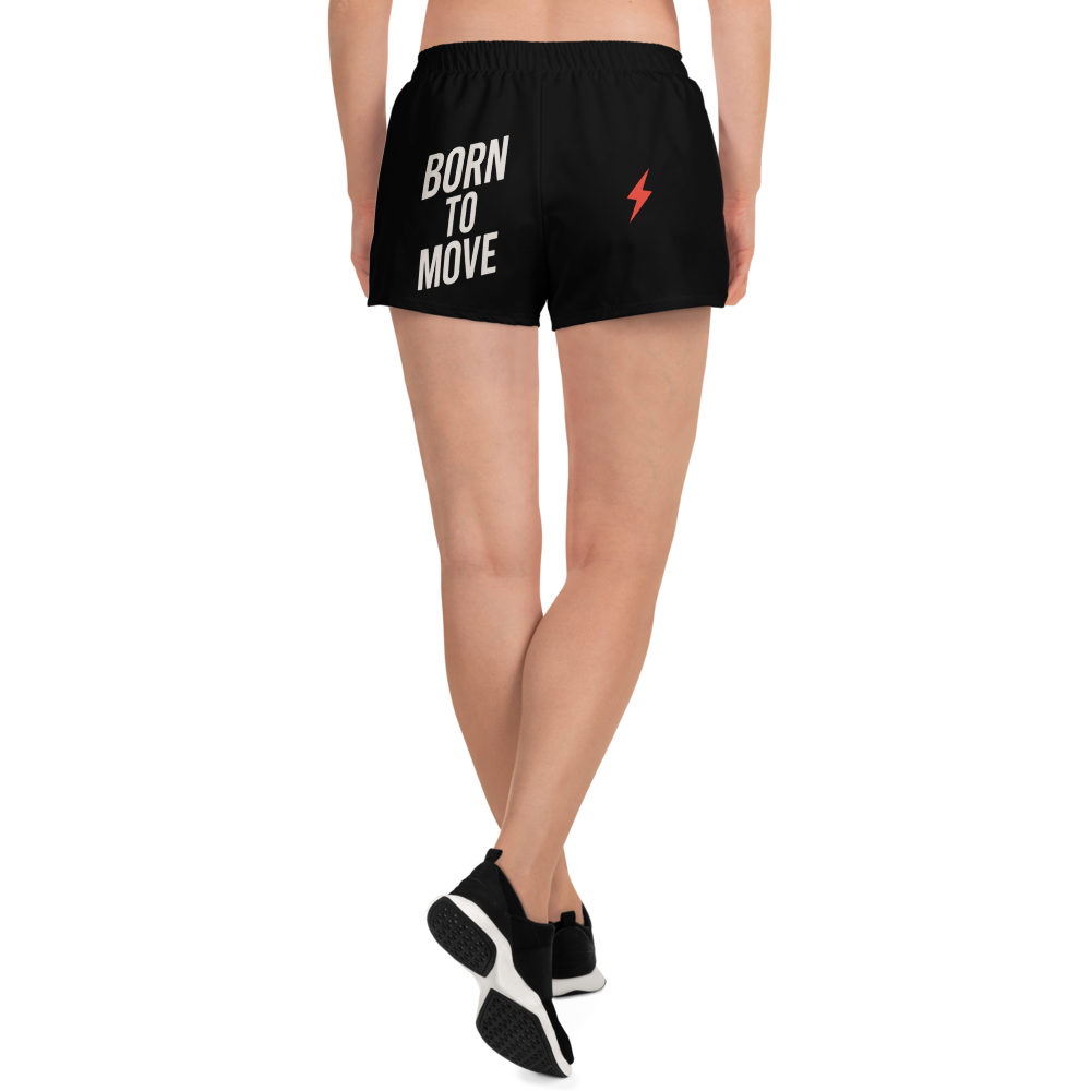 BORN TO MOVE 01 – JUN Unisex Athletic Shorts
