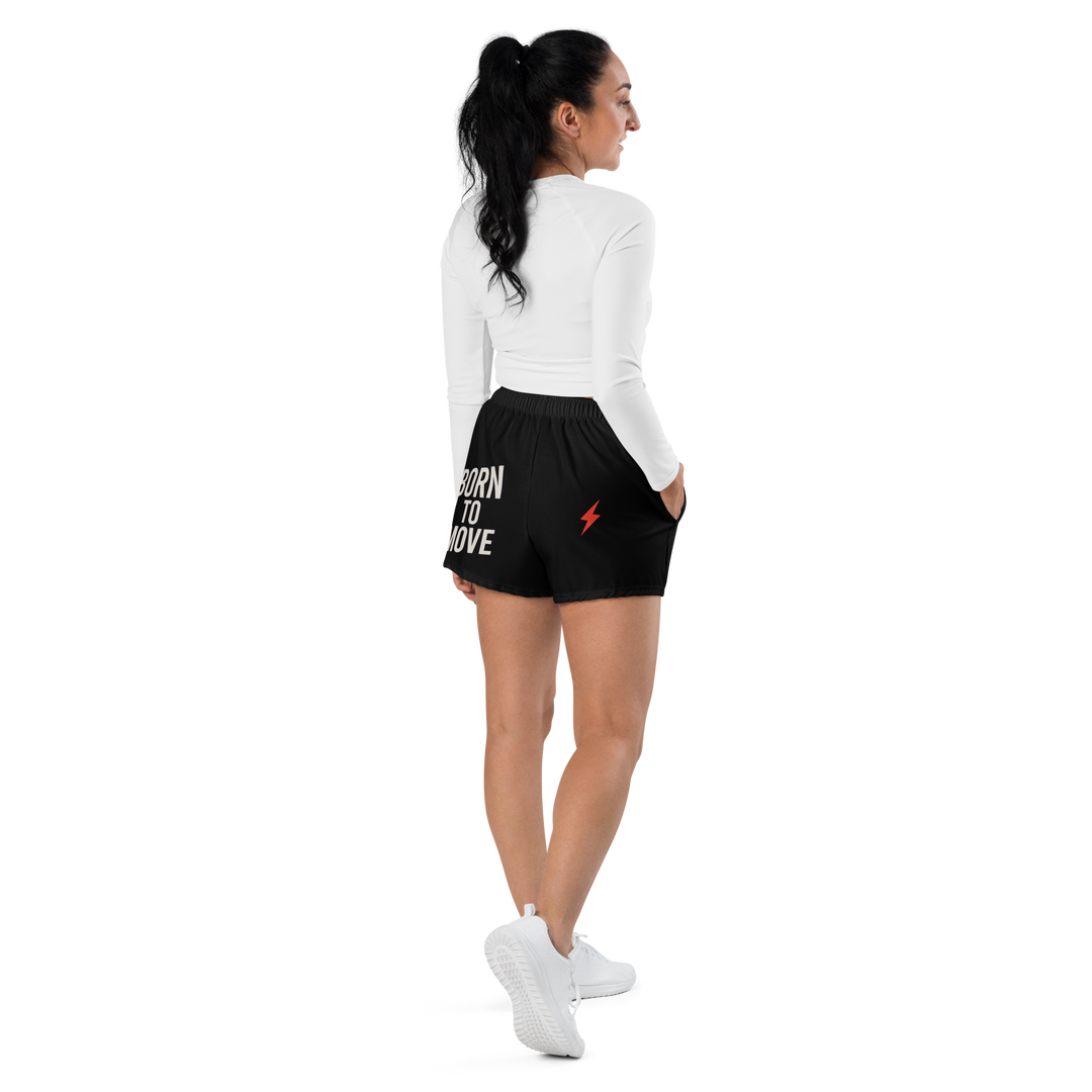 BORN TO MOVE 01 – JUN Unisex Athletic Shorts