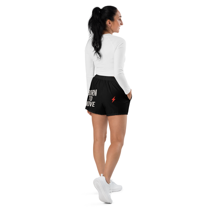 BORN TO MOVE 01 – JUN Unisex Athletic Shorts